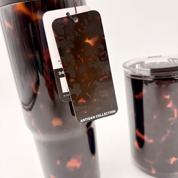 Hydrapeak Artisan Collection Tortoise Shell 32oz Nomad Tumbler & 18oz Mug Set - Picture 4 of 8